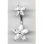 Belly Button Navel Ring Double Starfish