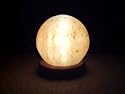 Himalayan Salt Crystal Globe Lamp