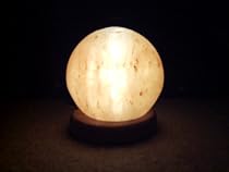 Himalayan Salt Crystal Globe Lamp