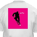 iPlay Hockey Tshirt (fushia) Short Sleeve