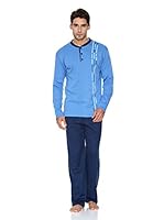 Basket Pijama Algodón/Poliéster (Azul)