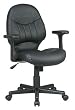 Executive Leather Task Chair By Office Star