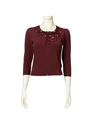 (トゥー ビー シック) TO BE CHIC フラワービジューニットカーディガン W5F03414__