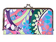 Room It Up Paisley Punch Kisslock Wallet