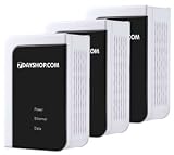 7dayshop 85Mbps Mini HomePlug / Powerline Ethernet Network Adapter - EXTRA VALUE TRIPLE PACK!!