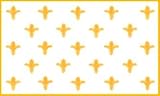 3x5 Fleur De Lis White Flag Brand New 3 x 5 Banner