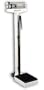 Detecto Eye Level Physician Scale 400 LB X 4 Oz With Height Rod and Wheels 10 1/2 X 14 1/2 Platform - Detecto 438