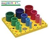Kid's Cylinders Nesting Sort and Stack in Multi Finish