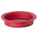 KitchenAid Silicone Bakeware 9-Inch Round Cake Pan, Red