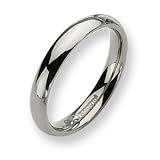 Titanium 4mm Polished Band