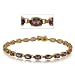 Mystic Fire Topaz Oval Cut Tennis Bracelet in 10KT Gold