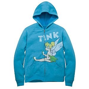 Disney Hoodie Tinker Bell Jacket for Women