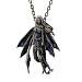 Anhänger Elfe Gemstone Fairy Sapphire aus Zinn Elfen Schmuck Fantasy