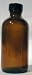 Glass Amber Bottle 4 Oz with Lid (1 Dz)