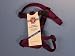 Pet Supplies : Cfa Adj Harness Wine Md