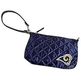 ST. LOUIS RAMS QUILTED WRISTLET PURSE