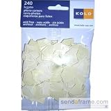 Legato medium Soft-White paper photo corners package of 240