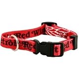 Detroit Red Wings Adjustable Dog Collar (Large)