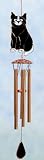Large Black & White Cat-Lg Wind Chimes