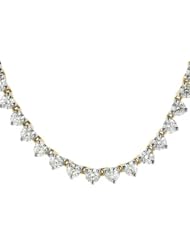 14K Yellow Gold Diamond Necklace