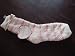 Bettsocken Kuschelsocken Socken rosa Streifen