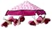 Lambs and Ivy Tivoli Garden Musical Mobile, Raspberry