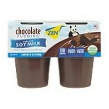 Zen Soy Organic Chocolate Pudding with Soy Milk, 3.8 Ounce - 4 per pack -- 12 packs per case.