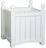 DMC Products Lexington 16 - Inch Square Solid Wood Planter, Hunter Green - B0015PH95I