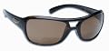 Guideline® Bifocal Pilot Fish Sunglasses Shiny Black Frame / Deepwater Gray Lens Bifocal +1.50
