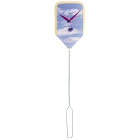 Kikkerland Fly Swatter Wall Clock