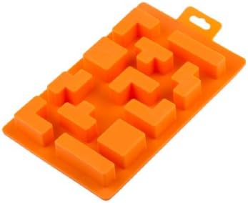 Gadgetsevil Tetris shaped Silicone Ice-Cube Tray for Party