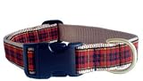 Up Country Dog Collar - Tartan Plaid (Small)