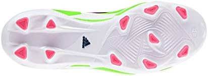 adidas F10 FG Messi Boys Soccer Boots, White/Green, J10.5