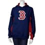 Majestic Boston Red Sox Navy Blue Ladies Pure V Hoody Sweatshirt (X-Large)