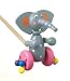 Orange Tree Elephant Push Along