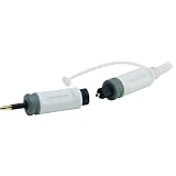 Belkin PureAV AV20001-06-WHT 6-Foot Digital Optical Audio Cable with Mini-Toslink Adapter (White)