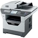 Brother MFC 8880DN - Multifunction ( fax / copier / printer /  scanner ) - B/W - laser - copying (up to): 30 ppm - printing (up to): 30  ppm - 300 sheets - 33.6 Kbps - parallel, Hi-Speed USB, 10/100 Base-TX,  USB host