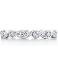 0.70 Ct. Natural Diamond Platinum Wedding Band 12300_n2