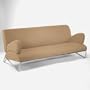 Directions East Easy Rider Couch in Khaki Microfiber