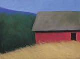 The LaCross Barn, Art Poster by Karen Jones