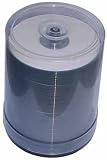 Taiyo Yuden White Inkjet Hub Printable 52X CD-R Media 100 Pack in Tape Wrap
