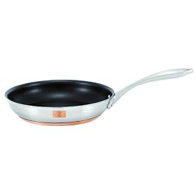 Marco Pierre White Stainless Steel with Copper Base 24cm Non Stick Fry Pan