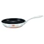 Marco Pierre White Stainless Steel with Copper Base 20cm Non Stick Omelette Pan