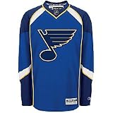 NHL Men's St. Louis Blues Reebok Edge Premier Team Jersey - 7185H515Hpjslb (Blue, XXXX-Large)