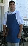 Bib Apron (Denim Blue) Lot of 12, workers pocket apron