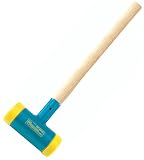 Wiha 80299 Dead Blow Sledge Hammer, Medium Hard Face, Recoilless, Polyurethane Face, Hickory Handle, 3.9 Face, 43.2 Overall Length