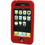 Apple iPhone 3G Silicone Skin Case (Red)