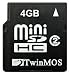 Twinmos miniSDHCカード 4GB SD変換アダプター付属 Twinmos miniSDHCカード 4GB SD変換アダプター付属