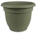 Bloem 20-56408 Fiskars 8 Inch Ariana Planter with Self-Watering Grid, Thyme Green
