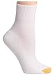 Gold Toe Women's Everyday Ribs Athletic Crew Sock, 3-Pack, size 9-11